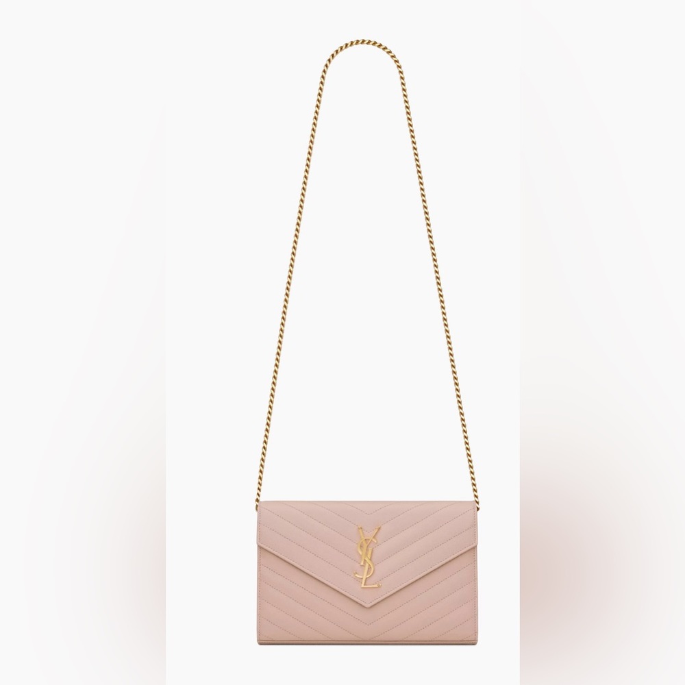 CASSANDRE SAINT LAURENT MATELASSÉ BAG IN GRAIN DE POUDRE EMBOSSED LEATHER